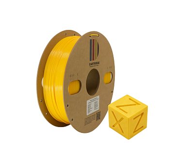 PETG пластик CartriDge 1.75мм 1кг желтый для 3D-принтера
