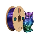 PLA-пластик для 3D-принтера, шёлк синий-зеленый-фиолетовый (Silk), CartriDge