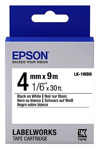 Картридж Epson LK-1WBN (C53S651001)