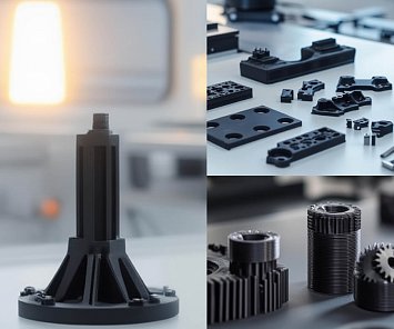PA6-CF пластик CartriDge 1.75мм 1кг нейлон Nylon черный угленаполненный