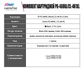 Набор картриджей SP PG-460XL/CL-461XL (3710C001/3728C001) для Canon цветной и черный