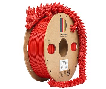 PLA пластик CartriDge 1.75мм 1кг красный для 3D-принтера