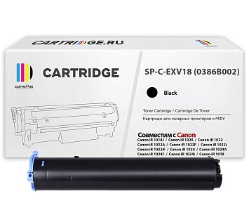 Картридж SP C-EXV18 (0386B002) для Canon, черный