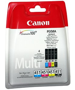 Комплект картриджей Canon PGI-451 (4 цвета)