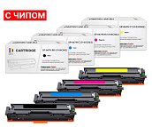 Комплект картриджей SP 067HBK-067HC-067HY-067HM для Canon (с чипом)