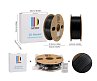 PETG-CF пластик CartriDge 1.75мм 1кг черный угленаполненный