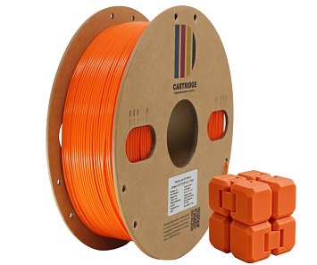 PLA пластик CartriDge 1.75мм 1кг оранжевый для 3D-принтера