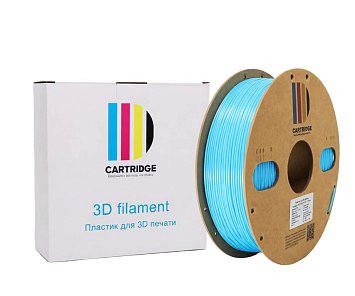 TPU 95A пластик CartriDge 1.75мм 1кг шелк голубой для 3D-принтера