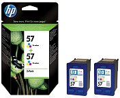 Комплект картриджей HP 57 (C9503AE) 2 цветных