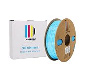 TPU 95A пластик для 3D-принтера, шёлк синий (Silk), CartriDge