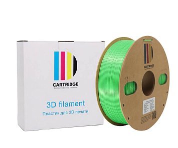 TPU 95A пластик CartriDge 1.75мм 1кг шелк зеленый для 3D-принтера