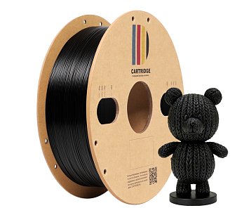 PETG пластик CartriDge 1.75мм 1кг черный для 3D-принтера