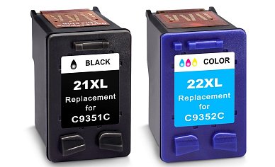 Комплект картриджей SP 21XL/22XL (C9351CE/C9352CE) для HP цветной и черный