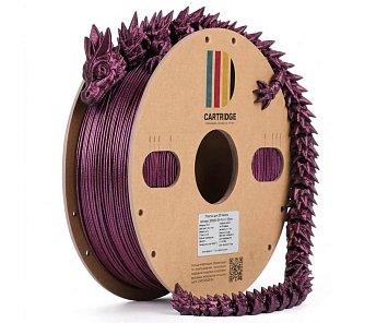 PLA пластик CartriDge 1.75мм 1кг шелк бургунди для 3D-принтера