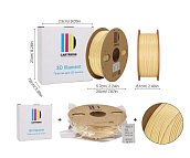 PLA пластик CartriDge 1.75мм 1кг светло-бежевый для 3D-принтера