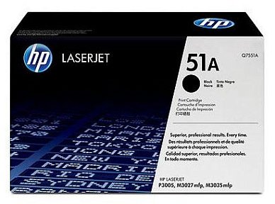 Картридж лазерный HP 51A (Q7551A) черный