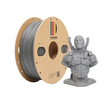 PLA пластик CartriDge 1.75мм 1кг серый для 3D-принтера