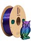 PLA-пластик для 3D-принтера, шёлк синий-зеленый-фиолетовый (Silk), CartriDge
