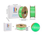 TPU 95A пластик CartriDge 1.75мм 1кг шелк зеленый для 3D-принтера