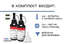 Заправочный комплект SP TL-420X (2 тонера + 2 чипа) для Pantum