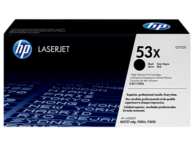 Картридж лазерный HP 53X (Q7553X) черный