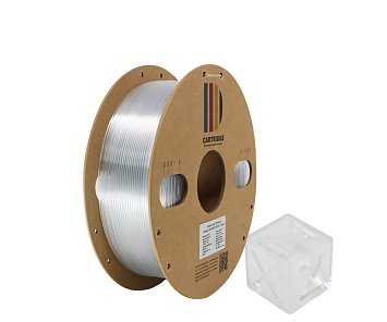 PETG пластик CartriDge 1.75мм 1кг прозрачный для 3D-принтера
