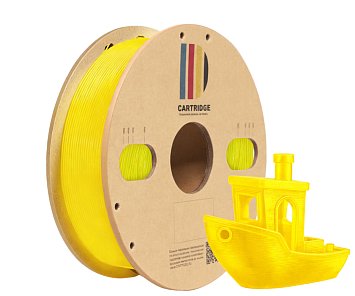 TPU 95A пластик CartriDge 1.75мм 1кг люминесцентный желтый для 3D-принтера