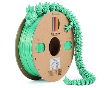 PLA пластик CartriDge 1.75мм 1кг шелк зеленый для 3D-принтера