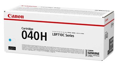 Картридж лазерный Canon 040H голубой оригинальный