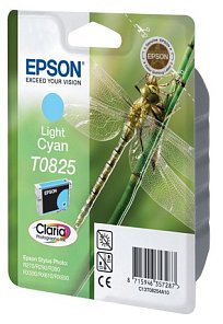 Картридж струйный Epson T0825 (C13T08254A/ C13T11254A10) светло-голубой