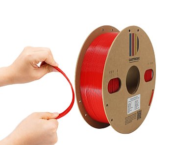 PETG пластик CartriDge 1.75мм 1кг красный для 3D-принтера