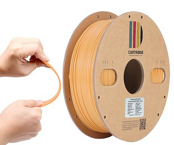 PETG пластик CartriDge 1.75мм 1кг бежевый для 3D-принтера