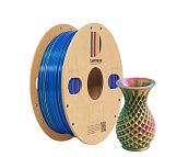 PLA-пластик для 3D-принтера, шёлк красный-синий-золотой (Silk), CartriDge