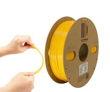 PETG пластик CartriDge 1.75мм 1кг желтый для 3D-принтера