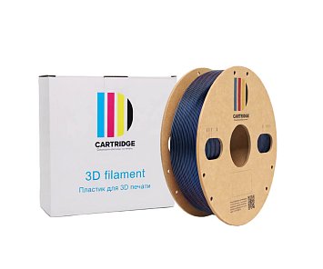 PLA пластик CartriDge 1.75мм 1кг хамелеон фиолетово-синий для 3D-принтера