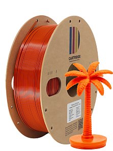 PETG пластик CartriDge 1.75мм 1кг оранжевый для 3D-принтера
