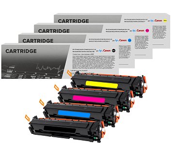 Комплект картриджей SP 045HBK-045HY-045HM-045HC для Canon