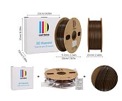 PLA пластик CartriDge 1.75мм 1кг шоколад для 3D-принтера