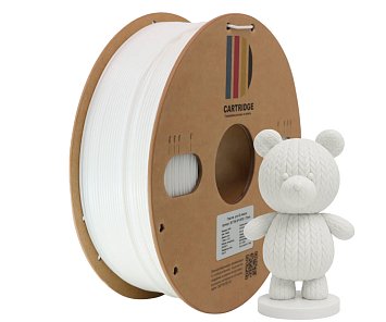 PETG пластик CartriDge 1.75мм 1кг белый для 3D-принтера