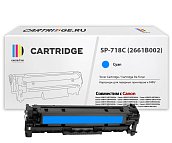 Картридж SP 718C (2661B002) для Canon, голубой