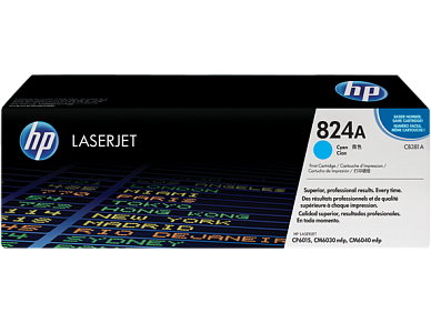 Картридж HP 824A (CB381A) голубой, оригинал